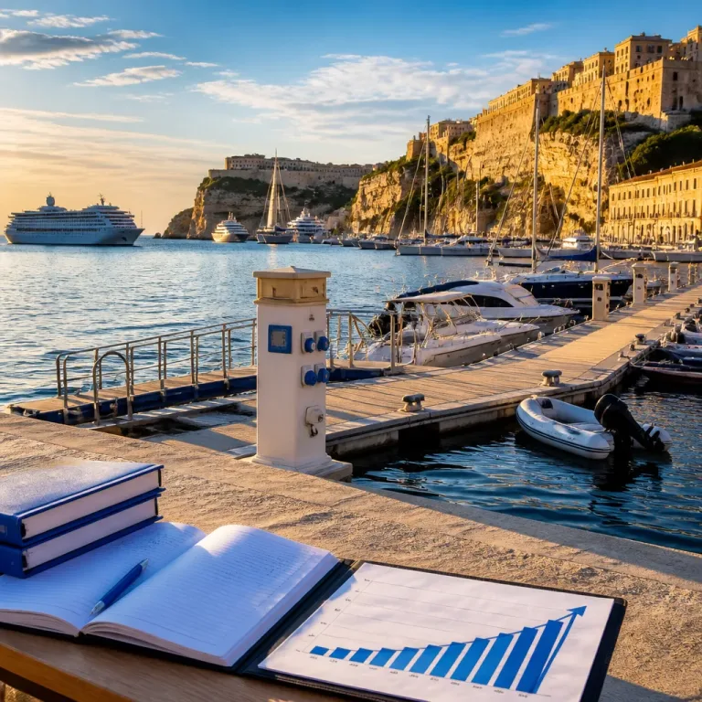 Le port de Bonifacio atteint 4,9 M€ de recettes en 2025, record historique malgré moins d'escales