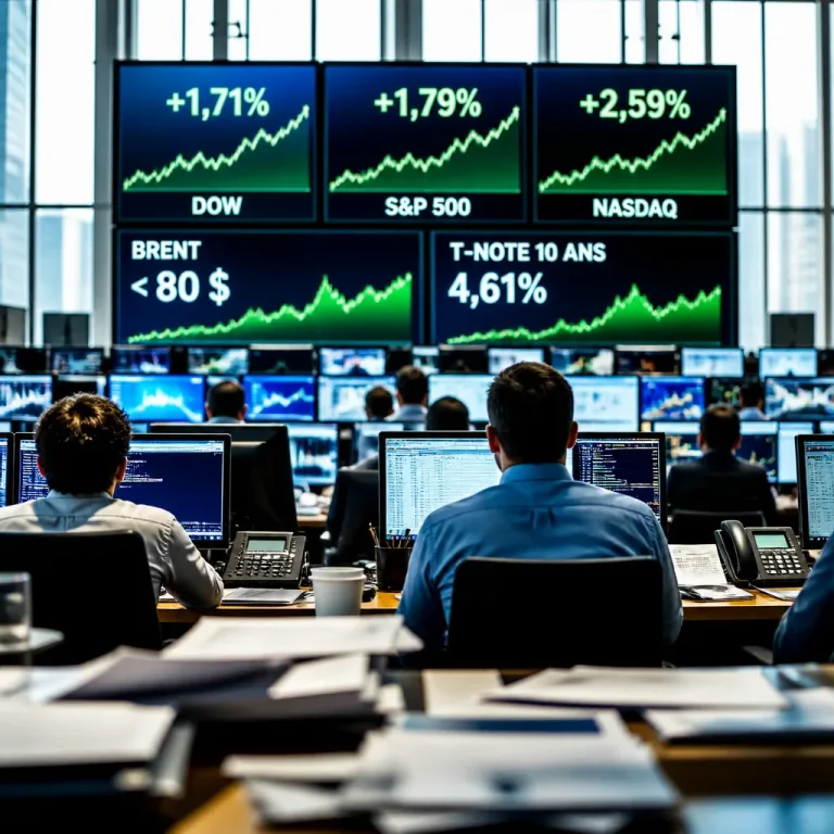 Wall Street grimpe après un reflux du pétrole et des résultats d'entreprises encourageants