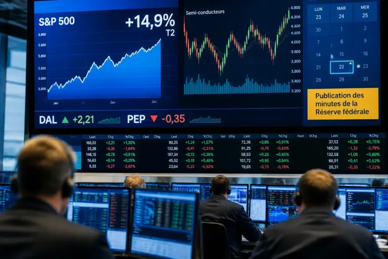 Marchés sous tension: la Fed et les premiers résultats d’entreprises testent le rally boursier