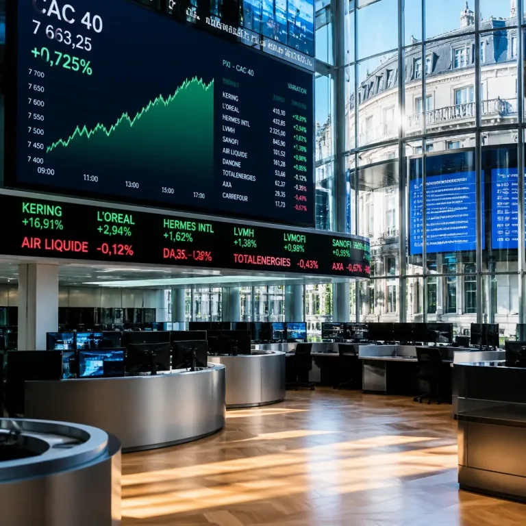 Résultats semestriels : le CAC 40 ressort en léger gain, Kering domine les surprises