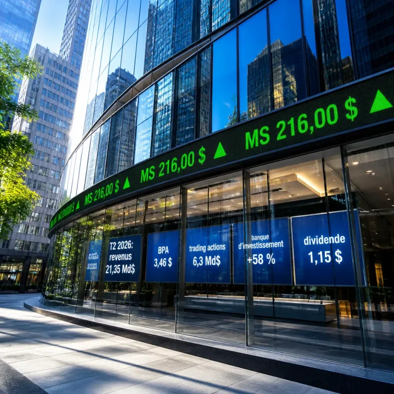 Morgan Stanley signe un T2 record, dopé par le trading actions et relève son dividende