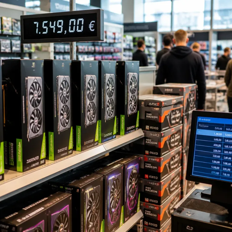 NVIDIA reprend légèrement l’avantage chez Mindfactory, mais le CA reste dominé par les cartes haut de gamme