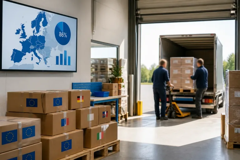 86% des exportateurs français visent l'UE en 2026 : les PME reconfigurent leurs marchés face aux chocs