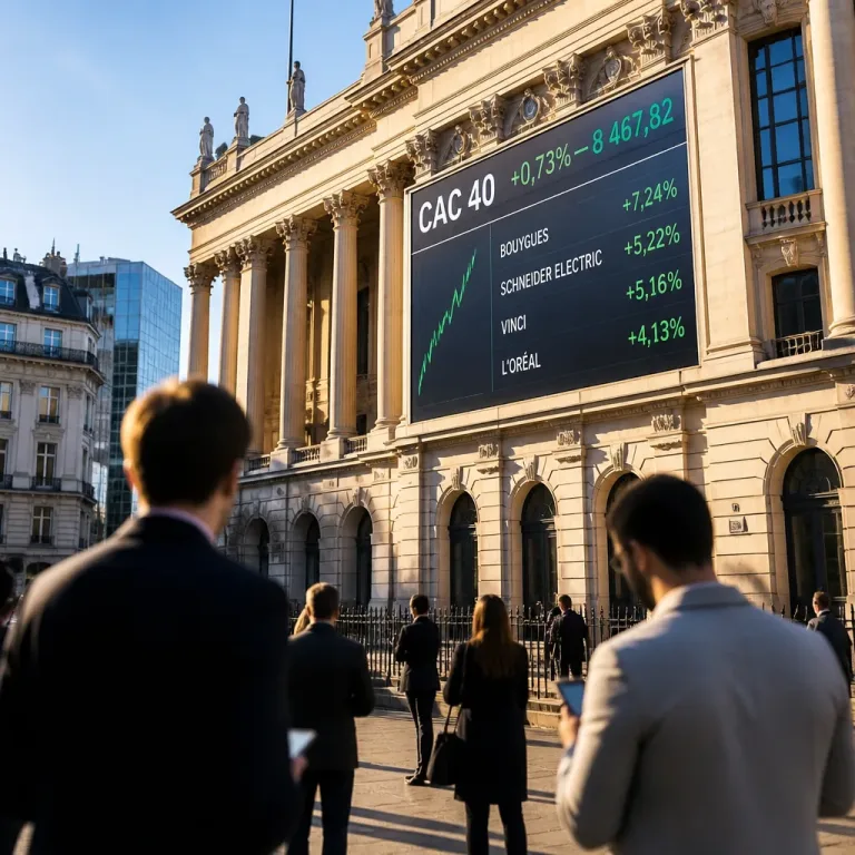 La Bourse de Paris reprend des couleurs après une salve de résultats favorables