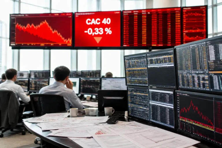 Les Bourses européennes en repli avant la saison des résultats, Thales et Microsoft scrutés