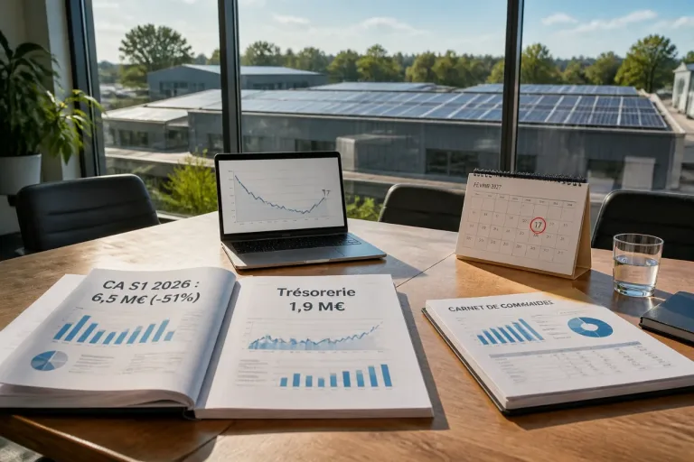 Okwind voit son chiffre d'affaires semestriel chuter de moitié, la trésorerie limitée à 1,9 M€