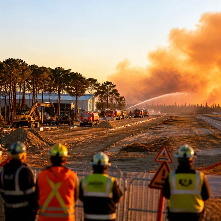 Incendie en Gironde : sites d'ArianeGroup, Safran et Thales placés sous haute protection