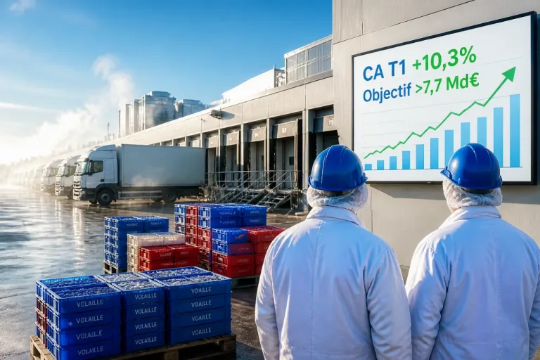 LDC affiche +10,3% au T1 et maintient ses objectifs : quels enjeux pour la filière volaille