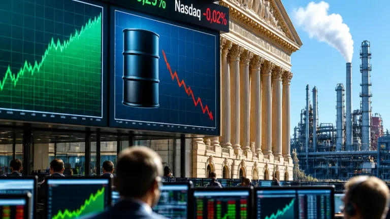 Wall Street progresse porté par les valeurs industrielles et la détente du pétrole