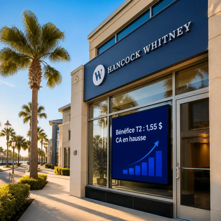 Hancock Whitney affiche un bénéfice en hausse au deuxième trimestre et confirme le redressement