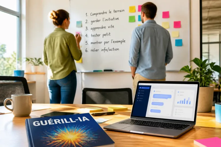 Les PME doivent devenir 'guerrières' de l'IA : principes et méthode présentés dans Guérill-iA