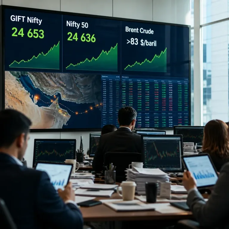 La Bourse indienne attendue stable entre tensions au Moyen‑Orient et résultats trimestriels