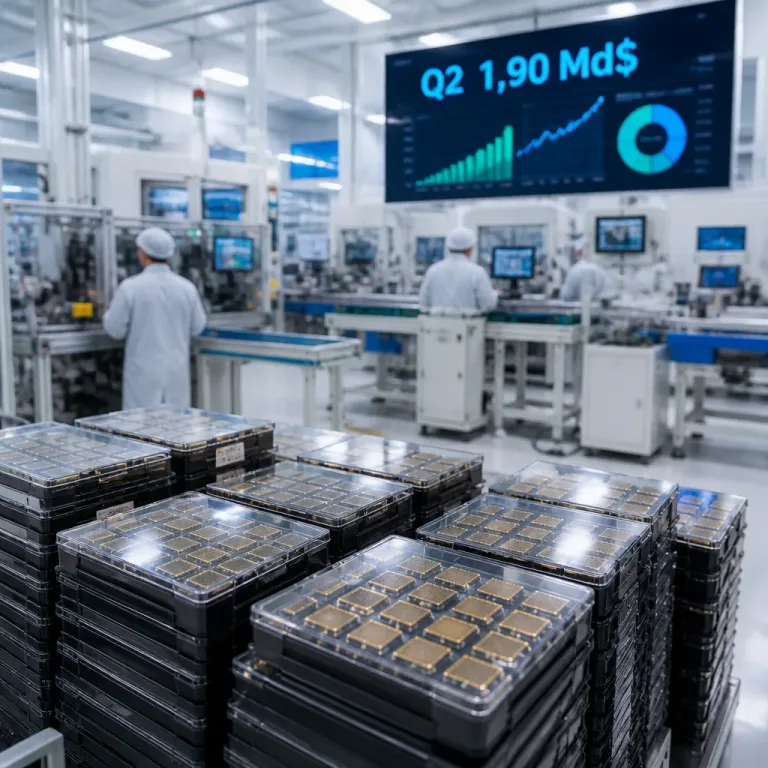 Amkor publie un chiffre d'affaires supérieur au consensus au T2, signe d'une demande soutenue en packaging de puces