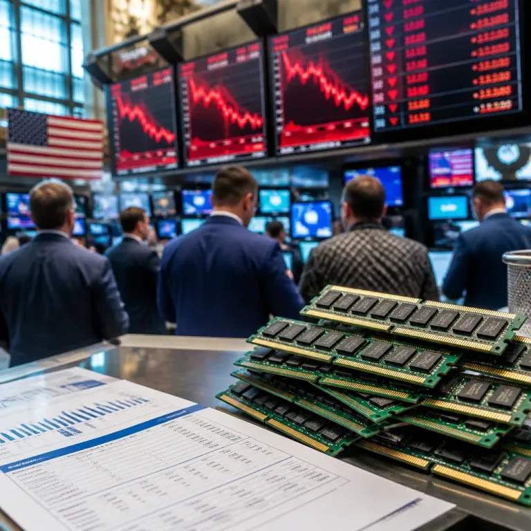 Wall Street freine: semi‑conducteurs sous pression après les annonces de CXMT, banques lancent la saison des résultats