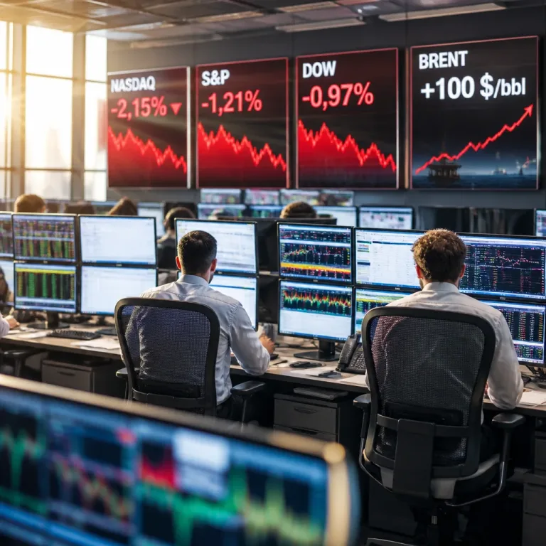 Wall Street recule fortement, le pétrole dépasse 100 $ et ravive les risques inflationnistes