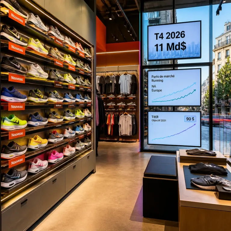 Nike: redressement à deux vitesses, 11 Md$ au T4 2026 et cap à 90 $ selon TIKR
