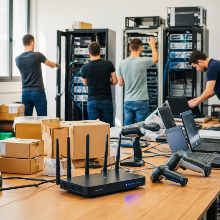 Quatre stagiaires de l'Afpa modernisent l'informatique des Restos du cœur du Loiret
