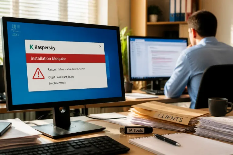 Cyberattaques : les faux outils d'IA ont ciblé 33 300 PME en quatre mois, alerte Kaspersky