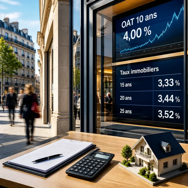 Taux immobiliers : l'OAT à 10 ans proche de 4 % fait peser un risque de hausse des crédits