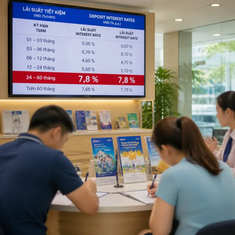 Des banques étrangères au Vietnam offrent jusqu’à 7,8 % sur certains dépôts à terme
