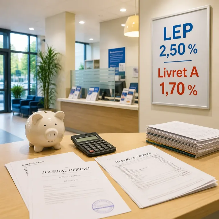LEP confirmé à 2,50 % au 1er août : quel impact face au Livret A à 1,70%