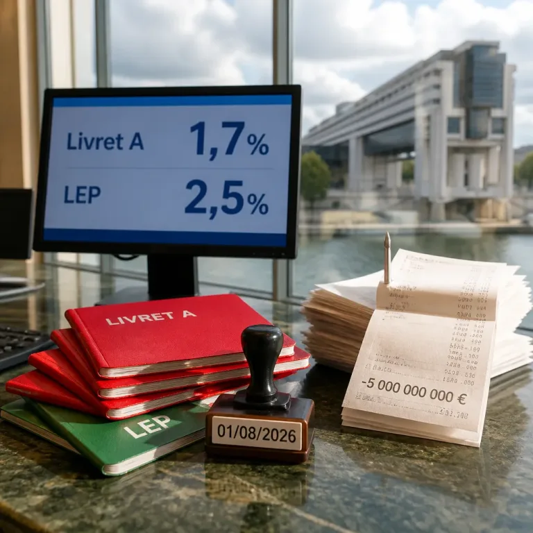 Le Livret A passe à 1,7 % : Bercy réagit après 5 milliards d'euros de retraits