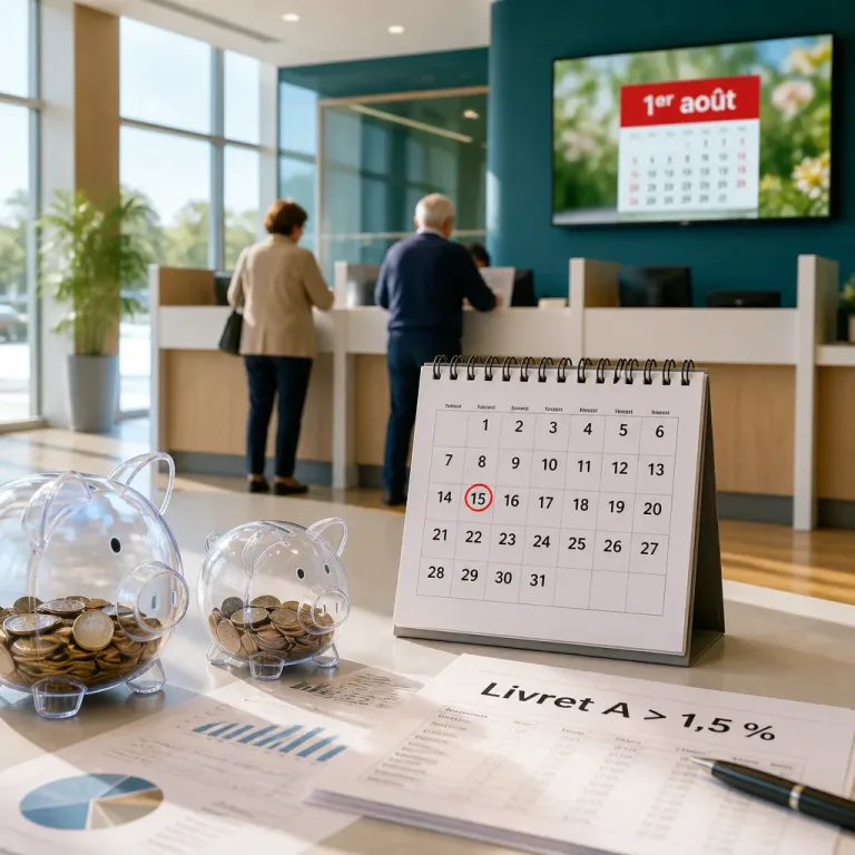 Le Livret A repassera au‑dessus de 1,5 % au 1er août, annonce attendue mi‑juillet