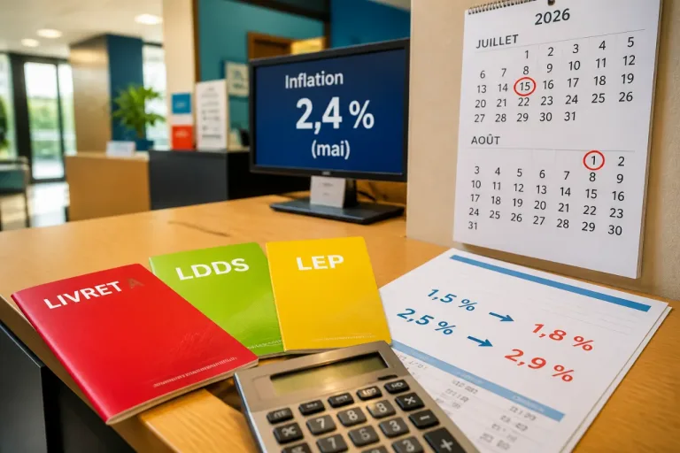 Livret A, LDDS, LEP: vers une hausse des taux au 1er août, sous l’ombre de l’inflation