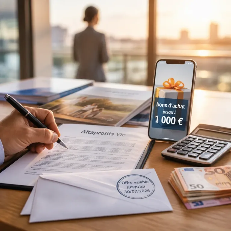 Altaprofits : jusqu'à 1 000 € de bons d'achat et +1,50 point sur le fonds en euros, fin d'offre le 30/07/2026
