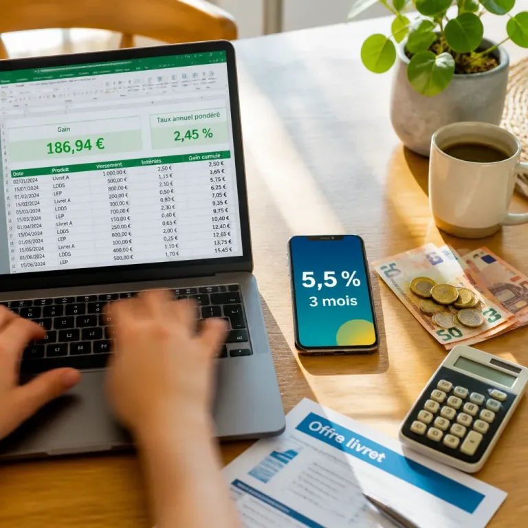 Livret promotionnel à 5,5 % chez Fortuneo : ce que rapportent réellement 10 000 € en 12 mois