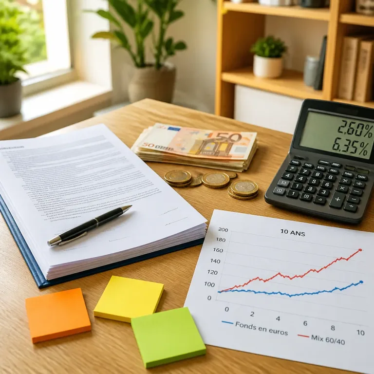 Ce que rapportent vraiment 10 000 € en assurance‑vie sur 10 ans : frais, inflation, fiscalité en perspective