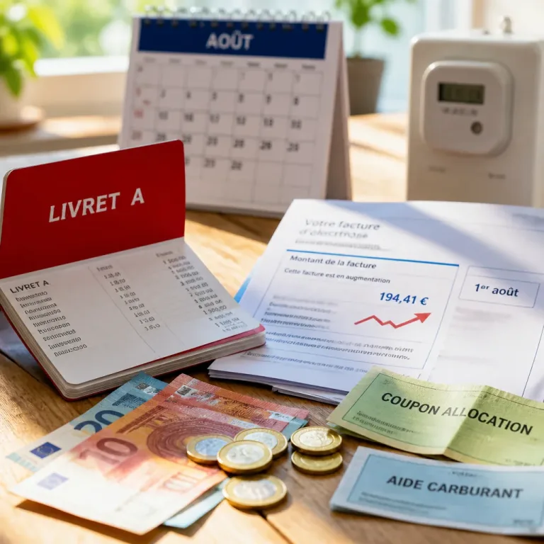 Livret A à 1,70 % et facture d'électricité en hausse : ce qui change pour le budget des ménages au 1er août