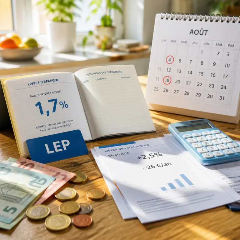 Livret A à 1,7% au 1er août, hausse des tarifs d’électricité et calendrier ARS : ce que paient et gagnent les ménages