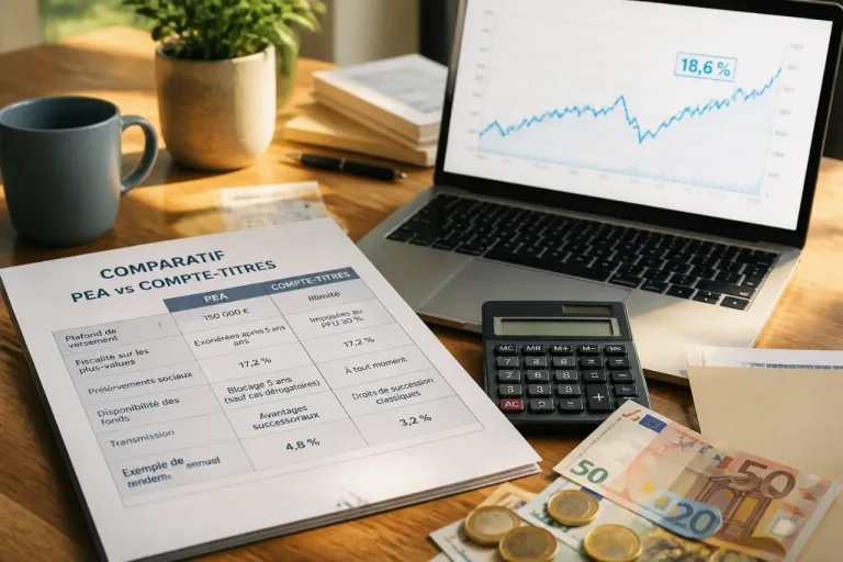 Fiscalité du PEA en 2026 : ce qui change et comment calculer le rendement net