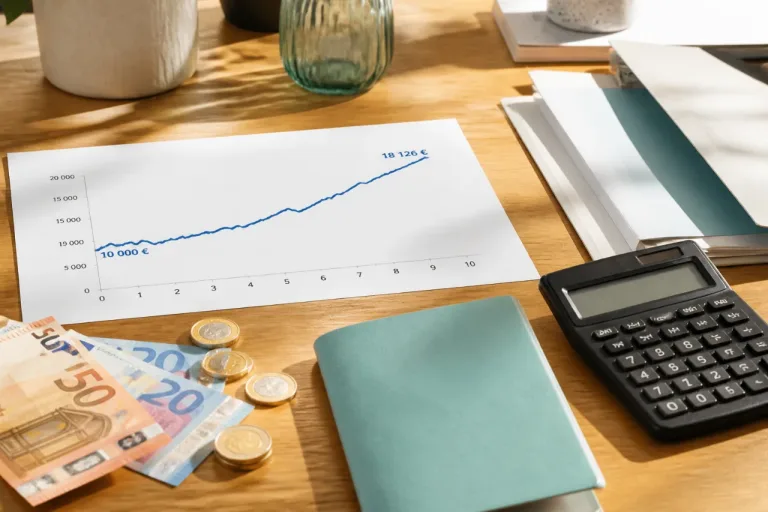 Un placement de 10 000 € en assurance vie vaudrait 18 126 € après dix ans, selon l’Opef