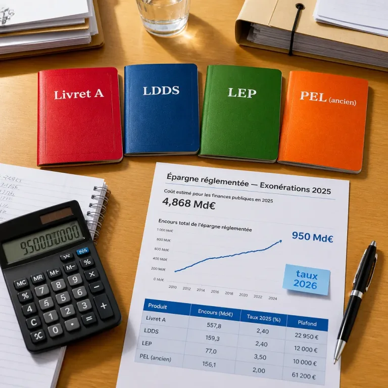 Épargne réglementée : l’exonération fiscale pèsera 4,868 Md€ pour l’État en 2025