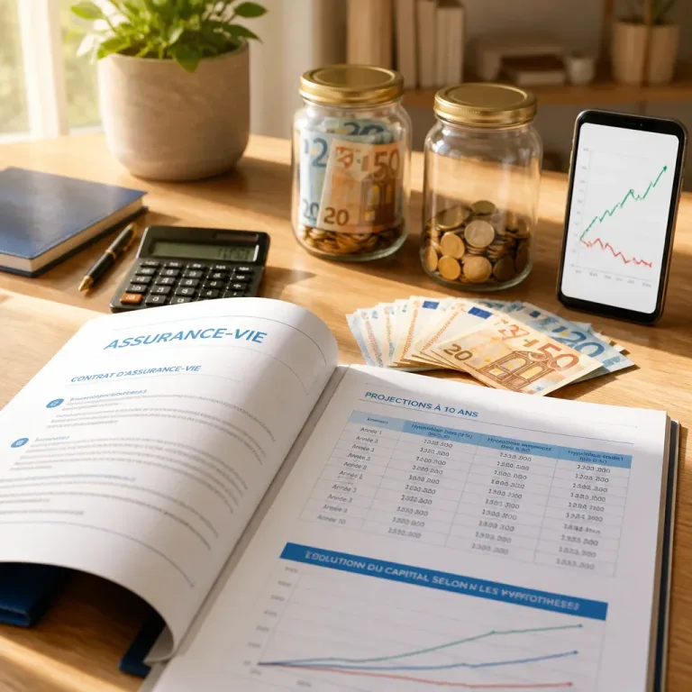 50 000 € placés 10 ans : combien rapportent assurance-vie et profils d'investisseur