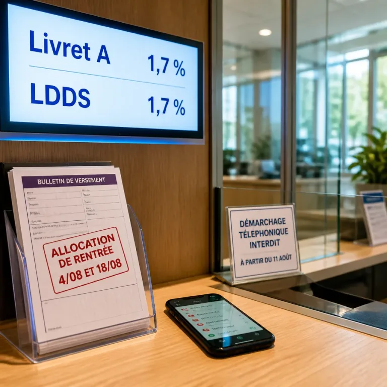 Taux du Livret A relevé à 1,7 % et interdiction du démarchage téléphonique en août 2026