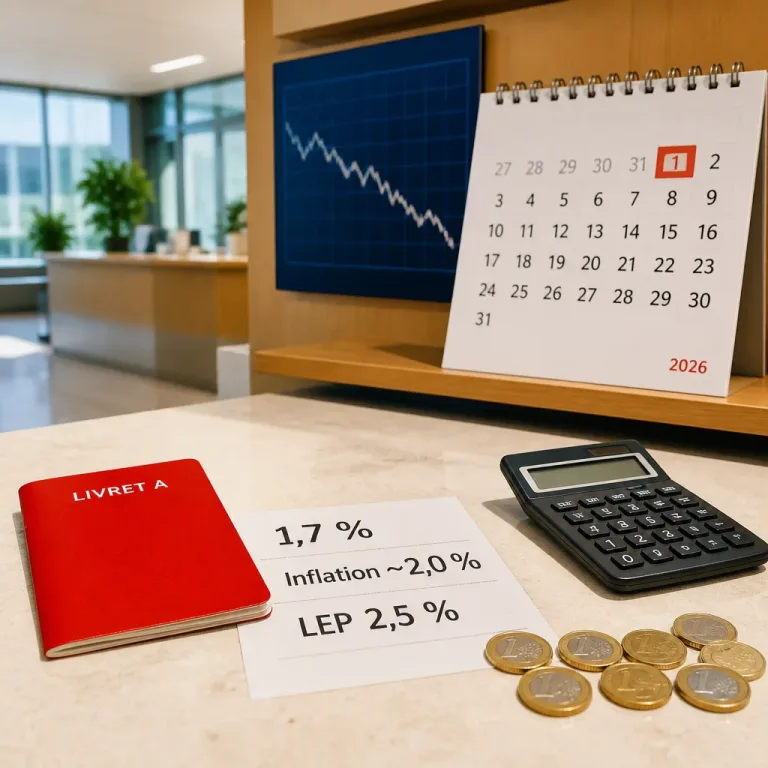 Livret A porté à 1,7 % au 1er août : un rendement nominal relevé, toujours sous l’inflation