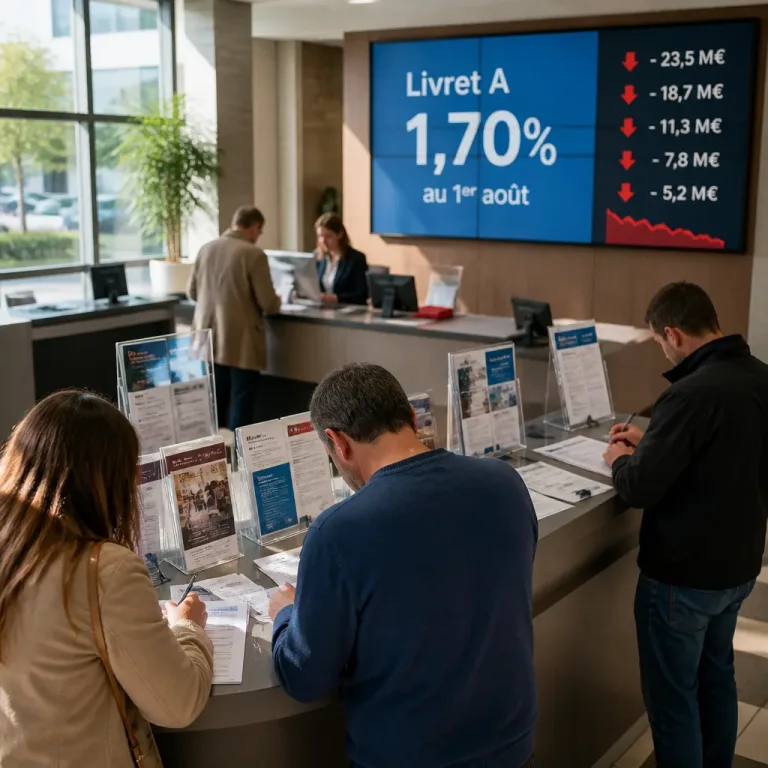 Le Livret A remonte à 1,70 % au 1er août : gains limités et décollecte persistante