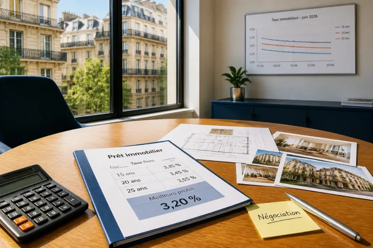 Crédit immobilier en juin: des taux stables, une vraie marge de négociation pour les meilleurs profils