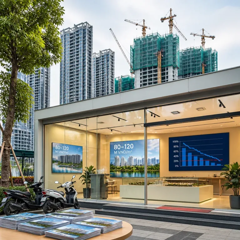 Le marché immobilier d'Hanoï marque le pas : prix élevés et absorption en net recul