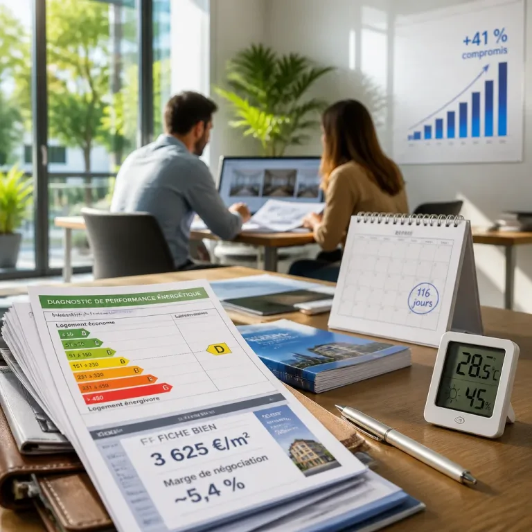 Le marché immobilier français se stabilise : transactions plus sélectives, prix moyens à 3 625 €/m²