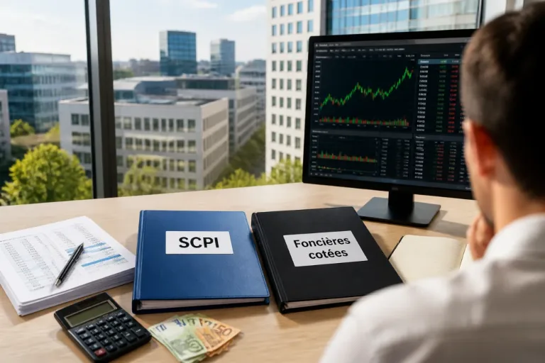 SCPI ou foncières cotées : comment choisir entre liquidité et rendement ?
