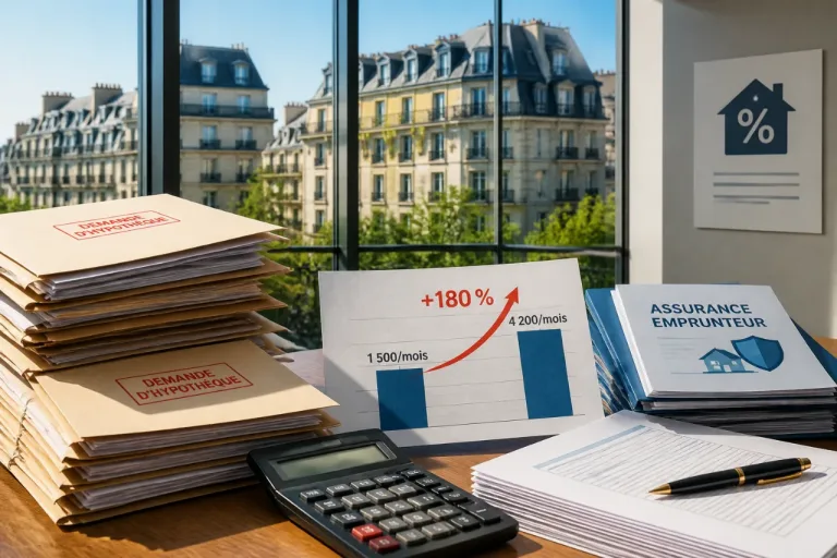 Crédit hypothécaire: les demandes bondissent de 180 % en un an, selon PraxiFinance