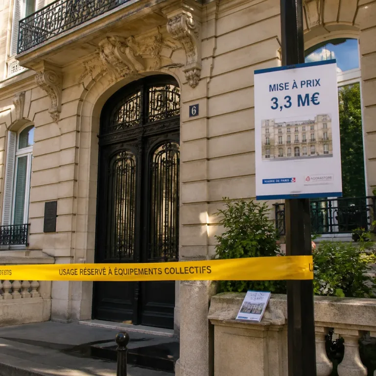 Paris met à nouveau en vente l’hôtel Haviland: prix abaissé, usage public contraint