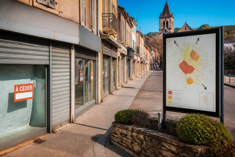 Vacance commerciale à 12 % en 2025 : l'Assemblée propose 43 mesures pour sauver centres-villes et bourgs