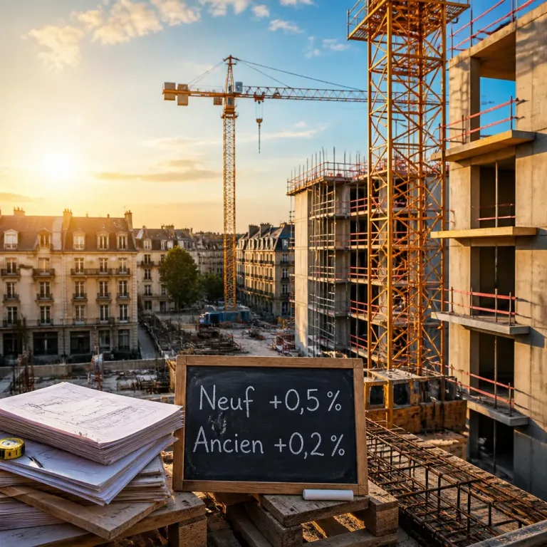 Les prix du logement neuf progressent plus vite que l'ancien au 1er trimestre 2026