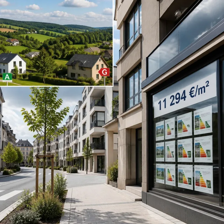 Les prix de l'immobilier au Luxembourg reculent au 2e trimestre, l'énergie et la géographie creusent les écarts
