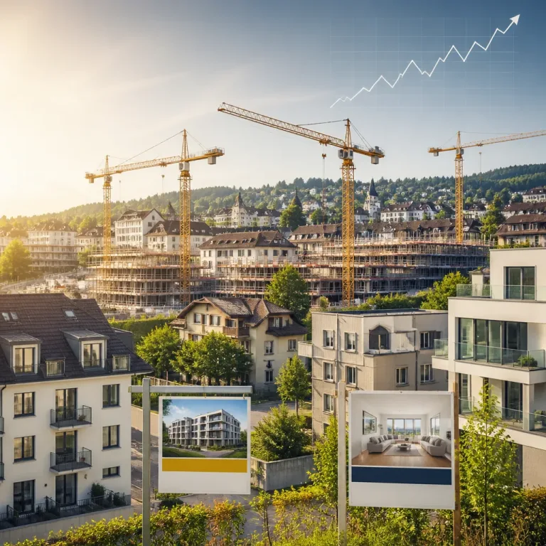 Les risques sur le marché immobilier suisse progressent, selon UBS